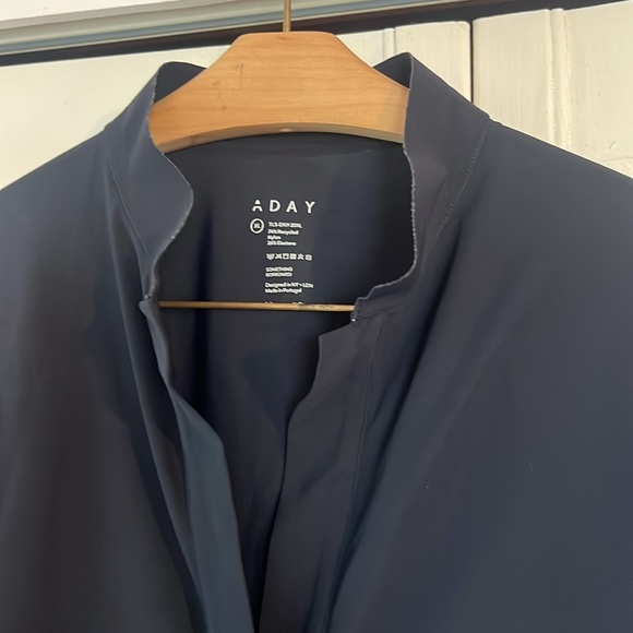 Aday something borrowed shirt navy SIZE XL Excellent Condition - Picture 6 of 10
